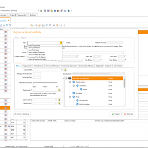 SoftMant,Tipos de Tareas programables