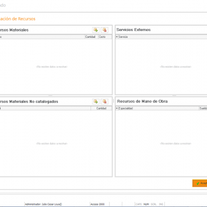 SoftMant, Pre asignación de Recursos a Tareas