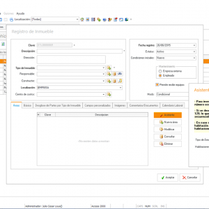 SoftMant, Catálogo de Inmuebles